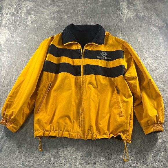 Other - Yellow and black vintage 90s lightweight jacket